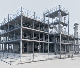 BIM model ocelové konstrukce